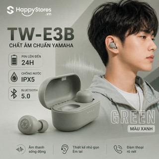 Tai nghe Bluetooth YAMAHA TW-E3B Mini Nhỏ Gọn Đeo Êm - Thời Trang Pin 24H (Bảo Hành 6 Tháng)