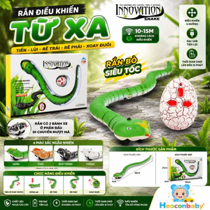 RẮN ĐIỀU KHIỂN TỪ XA – ĐỒ CHƠI MÔ PHỎNG SIÊU THÚ VỊ CHO BÉ