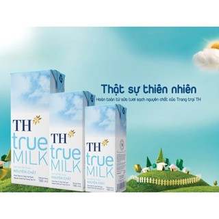 Thùng 48 Hộp - SNC 180ML Sữa Tươi Tiệt Trùng TH true Milk không đường 180ML