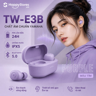 Tai nghe Bluetooth YAMAHA TW-E3B Mini Nhỏ Gọn Đeo Êm - Thời Trang Pin 24H (Bảo Hành 6 Tháng)