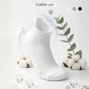 Vớ Cổ Ngắn Công Thái Học 90° Đệm Xù Giảm Chấn Kháng Khuẩn #Y2010 128 24535 |YaMe|