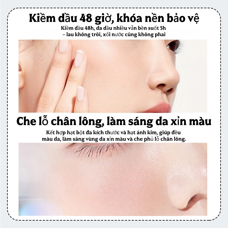 [Combo 2 Cái] Phấn Phủ Chính Hãng 8g2 + Bông Phấn2 – Siêu Mịn, Lâu Trôi 48h, Chống Nước
