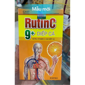 Viên uống Rutin C Diếp cá - Hỗ trợ giảm triệu chứng của trĩ, nhuận tràng, giảm táo bón ( hộp 30 viên)