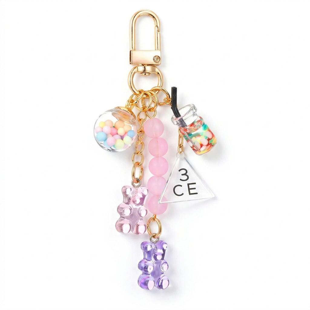 (GWP) 3CE Gummy Keychain