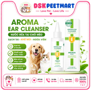 Dung Dịch Vệ Sinh Tai Cho Chó Mèo Prunus Aroma Ear Cleanser - Chai 120ml