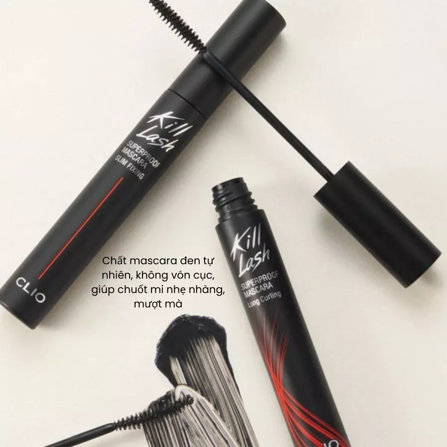 Chuốt Mi Mascara CLIO Kill Lash Superproof Làm Dày Và Cong Mi - Ever Queen