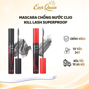 Chuốt Mi Mascara CLIO Kill Lash Superproof Làm Dày Và Cong Mi - Ever Queen