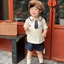 Bộ Polo Thủy Tthủ Trẻ Em Vải Mềm Mịn Mùa Hè Obebi 8-22KG BC343