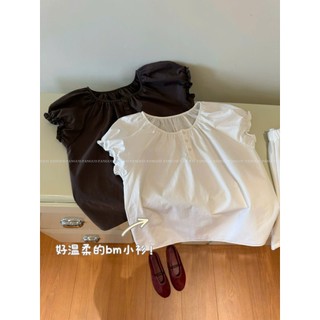 𝗨𝗻𝗮 𝗟𝗶𝗻𝗲𝗻 -|LY LINEN| - Áo Linen cổ vuông nhún tay