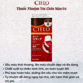 Thuốc Nhuộm Tóc Cielo Ex Cream Nhật Bản Phủ Bạc Tốt Dưỡng Tóc Giữ Màu Tốt Chiết Xuất Thảo Duọc SK05