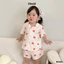 Bộ Pyjama Trẻ Em Họa Tiết Hoa Quả Mùa Hè Obebi Cho Bé Trai, Bé Gái 8-22KG BC346