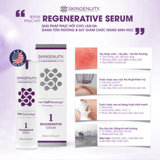 [Date 02/2027] Serum phục hồi & tái tạo làn da SkinGenuity Regenerative Serum 30ml