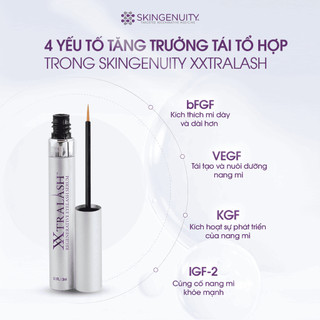 Tinh chất mọc mi, dưỡng dài và dày mi SkinGenuity Xxtralash 3ml