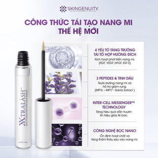 Tinh chất mọc mi, dưỡng dài và dày mi SkinGenuity Xxtralash 3ml