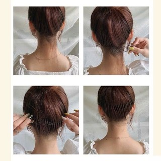 Bờm kẹp xược tóc con sau gáy, trước trán gọn gàng tiện lợi Hamin