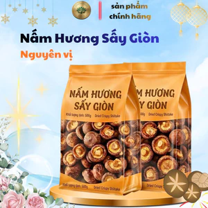 Nấm hương sấy giòn ăn liền thơm ngon ăn vặt ăn kiểng tốt cho sức khoẻ sản phẩm sạch