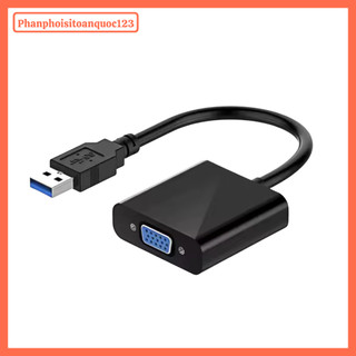 Cáp Chuyển USB 3.0 Sang HDMI/VGA – Hỗ Trợ Full HD 1080P – Tương Thích Windows/Mac