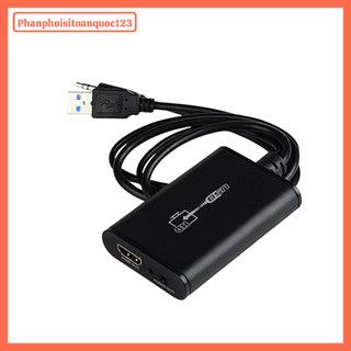 Cáp Chuyển USB 3.0 Sang HDMI/VGA – Hỗ Trợ Full HD 1080P – Tương Thích Windows/Mac