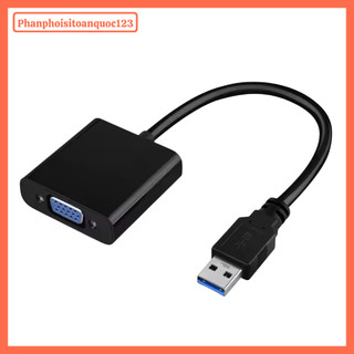 Cáp Chuyển USB 3.0 Sang HDMI/VGA – Hỗ Trợ Full HD 1080P – Tương Thích Windows/Mac