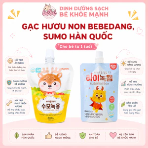 Gạc hươu non canxi tươi Sumo, Bebedang Hàn Quốc hỗ trợ tăng cân, tăng đề kháng, giúp bé ăn ngon