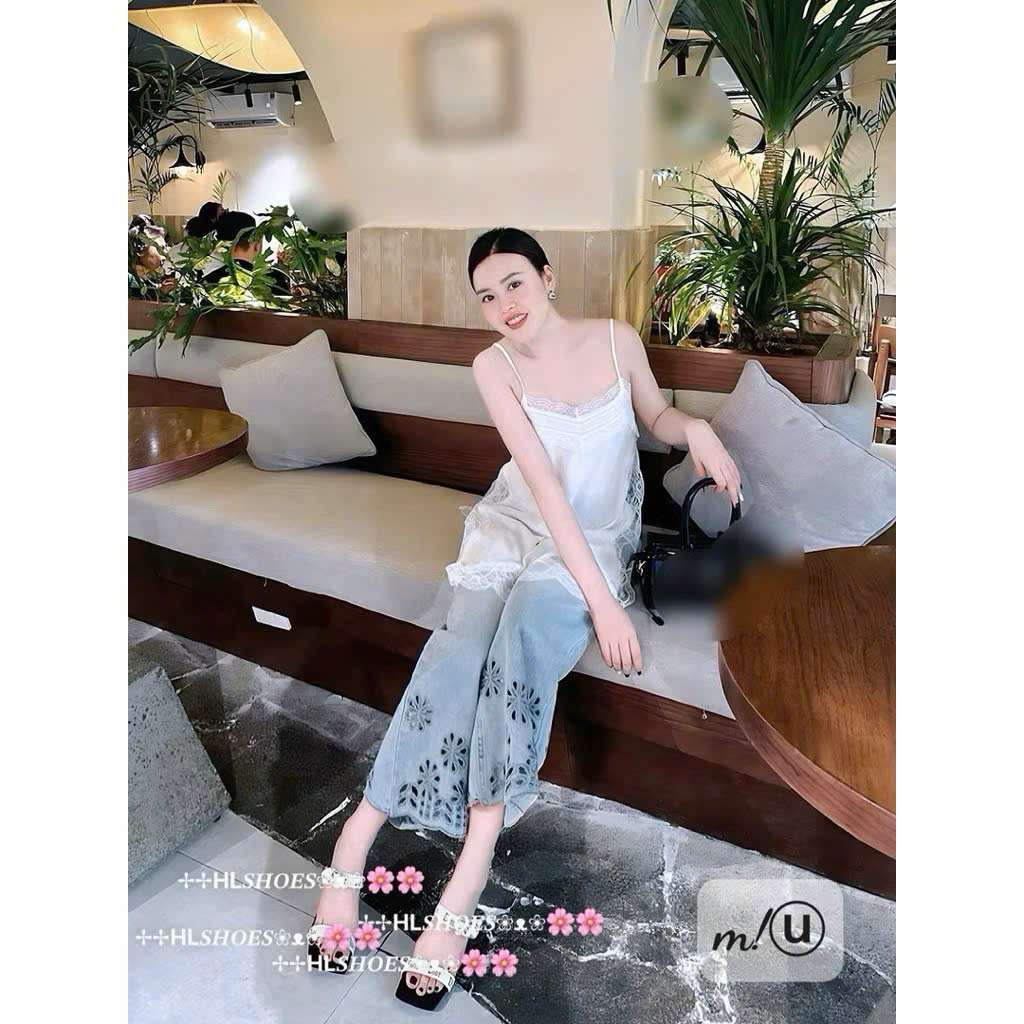 👢🩴👢Guốc nơ hai cầu