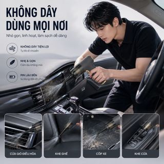 Máy Hút Thổi Bụi Không Dây MK367 kèm phụ kiện hút bụi