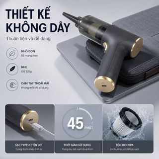 Máy Hút Thổi Bụi Không Dây MK367 kèm phụ kiện hút bụi