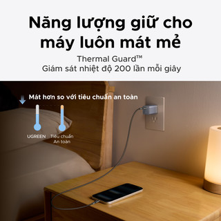 【45W GaN】UGREEN 45W Nexode Air GaN Sạc Nhanh USB-C Sạc Tường, Bộ Chuyển Đổi Sạc  Xám Gọn Tương Cho iPhone 17 Pro Max