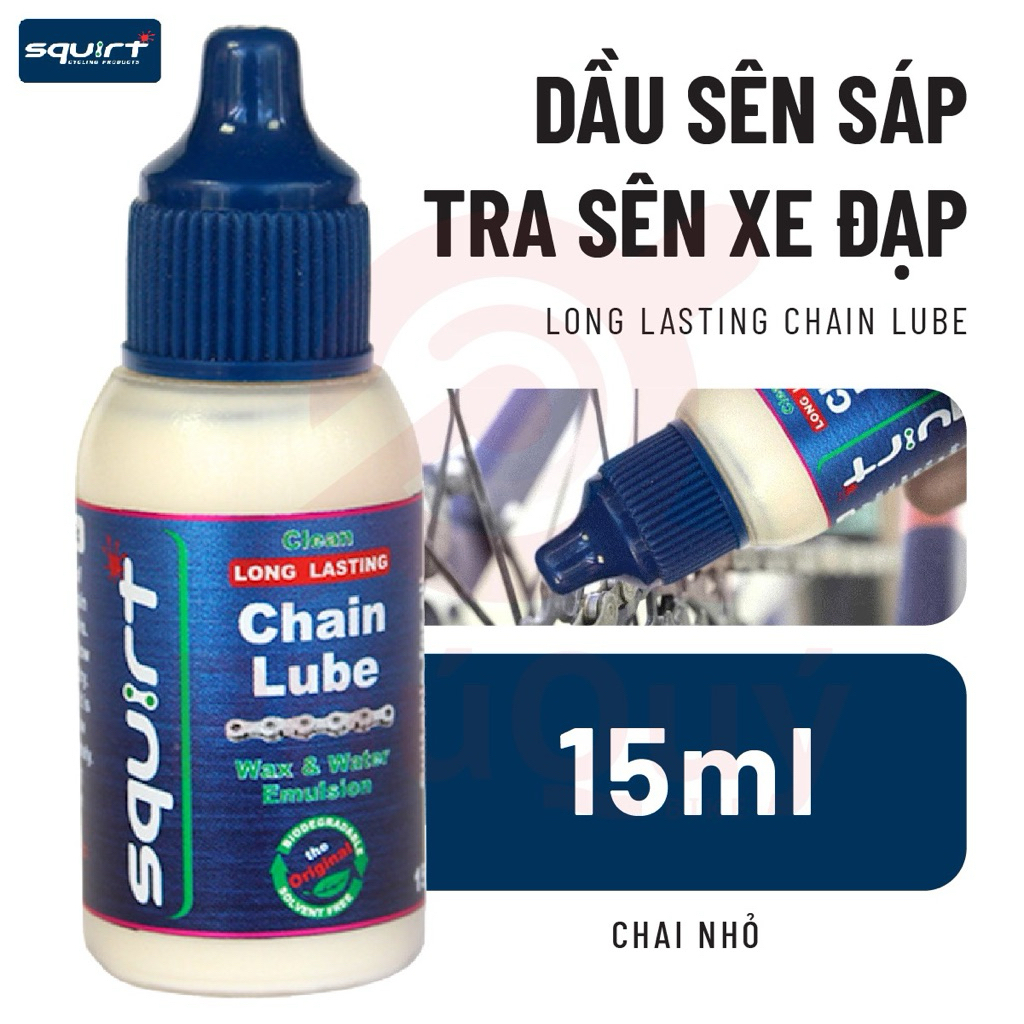 Dầu Bôi Trơn Sên Xe Đạp Dạng Sáp SQUIRT mini 15ml