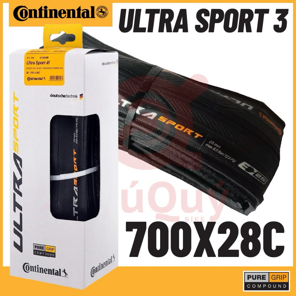 Vỏ Continental Ultra Sport III 700x23c 700x25c 700x28c
