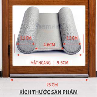 Thanh chặn cửa chắn khe cửa đa năng Ron Xốp Chắn Khe Cửa, Ngăn Côn Trùng Bụi Bẩn, Giữ Hơi Lạnh Điều Hòa 4 Màu-ShopGD