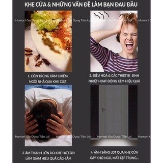 Thanh chặn cửa chắn khe cửa đa năng Ron Xốp Chắn Khe Cửa, Ngăn Côn Trùng Bụi Bẩn, Giữ Hơi Lạnh Điều Hòa 4 Màu-ShopGD
