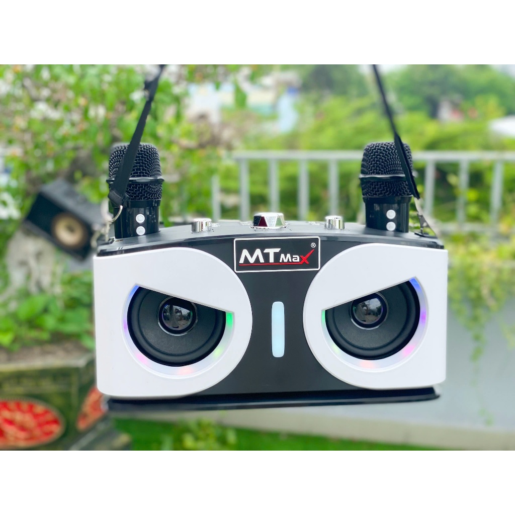 Loa Karaoke Mini A922 , Loa Bluetooth Tặng kèm 2 micro không dây