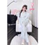 TNQD cánh dơi 1 túi Đồ nữ mặc nhà áo tay ngắn quần dài phối màu trơn sang chảnh mẫu chất lụa latin