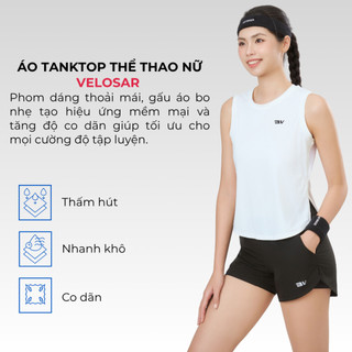 Áo Tanktop Thể Thao Nữ Velosar LTT-20086 Đa Năng Thoải Mái, Thấm Hút, Nhanh Khô