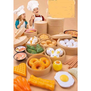 BỘ ĐỒ CHƠI NẤU ĂN DIMSUM 88 CHI TIẾT – BÉ THỎA SỨC LÀM ĐẦU BẾP NHÍ
