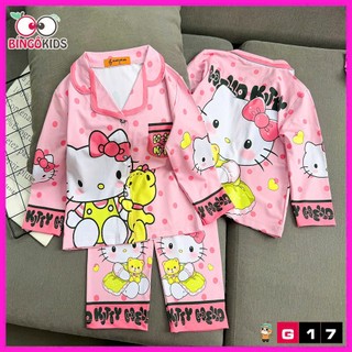 Pijama Bé Gái Thun Lạnh 3D – Đồ Ngủ Bé Gái Dài Tay Mềm Mịn Siêu Dễ Thương