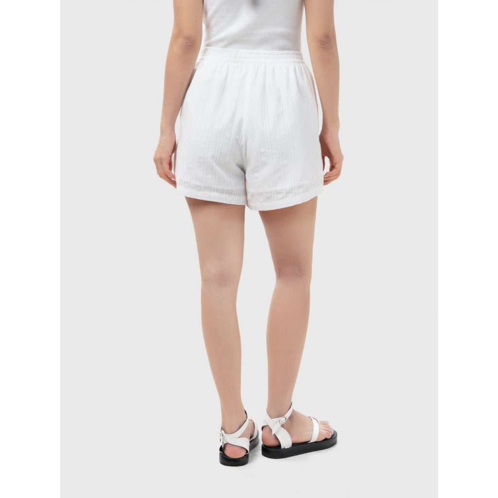 Quần short nữ CANIFA cạp chun co giãn chất cotton mềm thoáng khí in họa tiết 6BS26S010