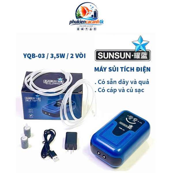 MÁY SỦI OXI TÍCH ĐIỆN SIÊU ÊM SUNSUN SỬ DỤNG KHI CÚP ĐIỆN.