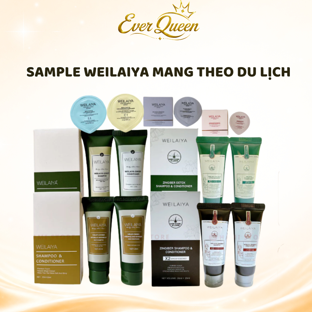 Bộ Gội Xả Mini Du Lịch Weilaiya