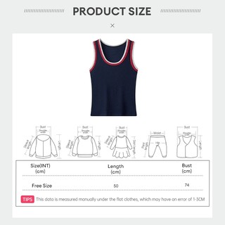 Nova-Áo tank top nữ phối tương phản, kiểu dáng ôm sát, áo sơ mi cơ bản không tay Phù Hợp Chơi Thể Thao