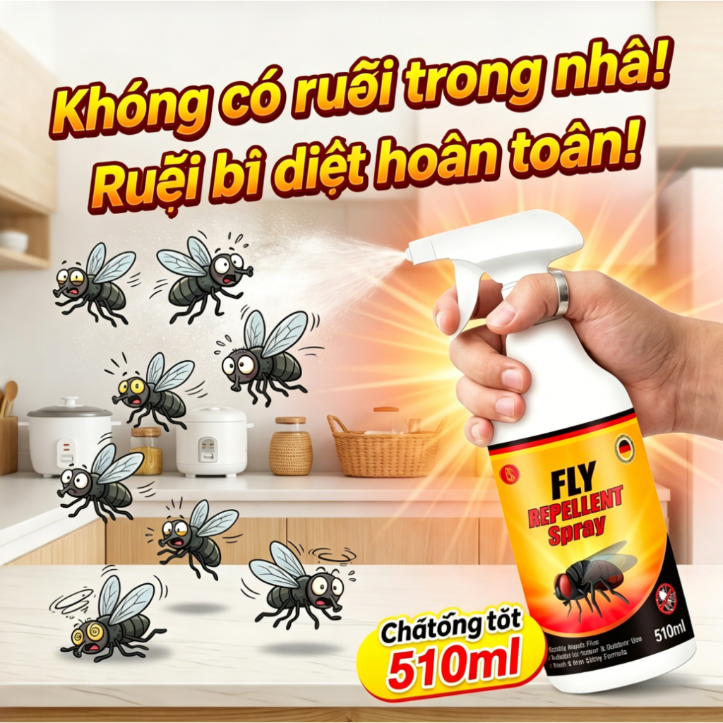 xitrudi thudc xit rudi hàng Đức chính hãng｜Ruồi bay sạch 24H｜Mua 1 tặng 1 510ml