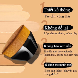 Cọ trang điểm, cọ tán kem nền Cọ trang điểm  tán phấn nền ma thuật liền mạch sợi lông mềm mại có hộp đựng
