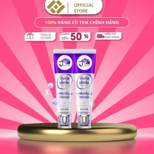 Kem Đánh Răng JASMEEN Thái Lan - Vơi Vết Ố Vàng - Hương Hoa Nhài Thơm Mát