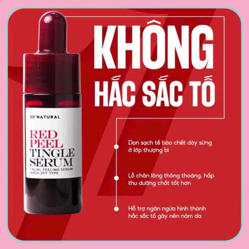 Tinh Chất Red Peel Tingle So Natural Giảm Thâm Và Làm Trắng Da - Ever Queen