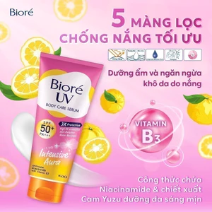 Serum Chống Nắng Dưỡng Thể Kháng Bụi - Trắng Sáng Mịn Màng Biore 150ml