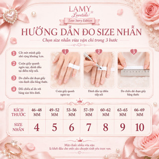 Nhẫn bạc nữ LAMY Radiant Ring Silver 8187 - Hộp 7007
