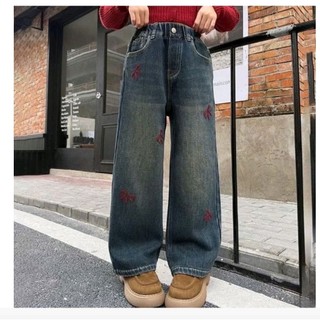 Quần JEAN cho bé gái ống rộng, chất vải mềm kiểu dáng đẹp hợp thời trang siêu hách dáng. rễ phối đồ