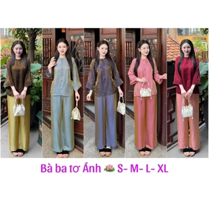 SET ĐỒ BÀ BA CÁCH TÂN (ĐỒ LAM- PHÁP PHỤC)