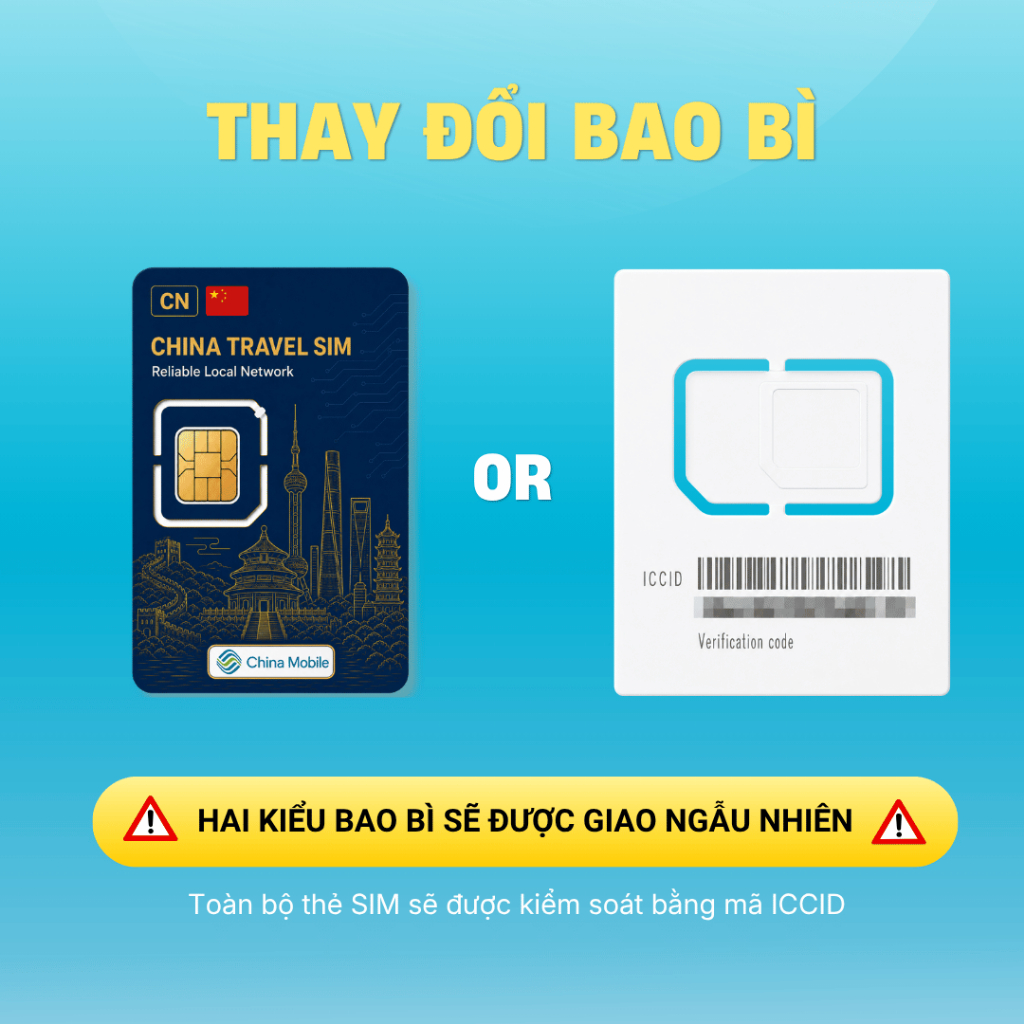 Sim Trung Quốc Du Lịch 3 - 15 Ngày, Sim 5G Đi Trung Quốc Tốc Độ Cao, Truy Cập Mọi Ứng Dụng